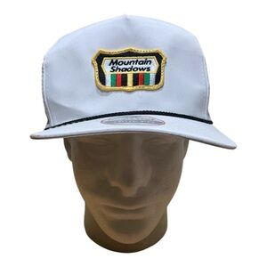 Vintage Mountain Shadows Golf Hat Adjustable Fit